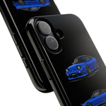 Blue 180SX JDM Sports Car Phone Case Tough Multi View