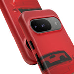Red Miata Phone Case, NA MX5 90s JDM Roadster Tough Cover
