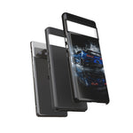 Camaro ZL1 Phone Case, Blue Track Smoke Studio Cover