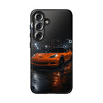 Orange C6 Neon Car Meet Tough Phone Case