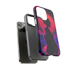 Neon Geisha Silhouette Phone Case | Tough Cover
