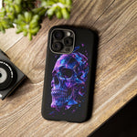 Holographic Skull Phone Case, Shattered Glass Iridescent Cover
