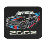2002 Mouse Pad – Classic Black with M Stripes Vintage Car Design