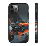 1966 GTO Orange Rainy City Tough Phone Case Cover Gift Art