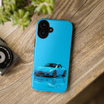 RX-7 Cyan Studio Phone Case Studio Color Match Car Art