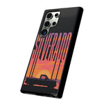 Silverado sunset truck Phone Case | Retro pickup silhouette