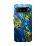 Mahi Mahi School Phone Case, Dorado Fish Frenzy Cover for Anglers