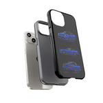Blue 180SX JDM Sports Car Phone Case Tough Multi View