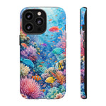 Underwater Coral Reef Phone Case | Colorful Tropical Fish Ocean Scene