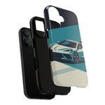 Retro Teal Sports Car C8 phone case | Tough Cases