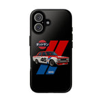 VintageDatsun 510 Racing Stripe JDM Tough Phone Case Cover Gift