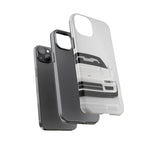 White NSX Phone Case, Retro 90s JDM Supercar Cover, Gift for Car Lovers