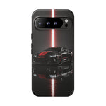 Camaro ZL1 Phone Case, Black Red Racing Stripe Studio Cover, Gift