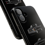 Black Silverado Classic Pickup Tough Phone Case for Chevy Truck Fans