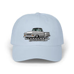 1958 1959 Apache Stepside Dad Hat Classic Truck Cap Adjustable Silver