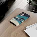 Retro Teal Sports Car C8 phone case | Tough Cases