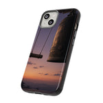 Temple Bell Sunset Phone Case Japan Zen Tough Case