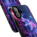 Neon Koi Reflection Vaporwave phone case | Tough Cover