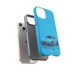 RX-7 Cyan Studio Phone Case Studio Color Match Car Art