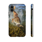 Redfish Strike Phone Case, Grass Flats Fishing Cover for Anglers