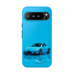 RX-7 Cyan Studio Phone Case Studio Color Match Car Art