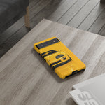 Yellow Supra Phone Case, MK4 90s JDM Legend Tough Protective Cover for Men