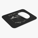 RX-7 JDM Car Mouse Pad – Black Rotary Coupe Art, Non-Slip Rubber Base