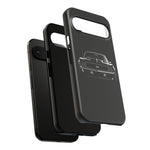 1969 Camaro Black Restomod Front Tough Phone Case Cover Gift