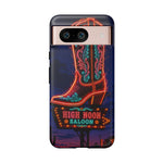 Neon Cowboy Boot phone case | High Noon Saloon design