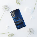 Blue Impala 1964 Phone Case, Classic Lowrider Tough Cover for Classic Car Fans