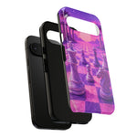 Pastel Chess Infinite Board Vaporwave Art Tough Phone Case