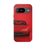 Red Miata Phone Case, NA MX5 90s JDM Roadster Tough Cover