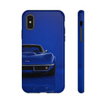 C3 Phone Case Blue, Stingray Classic Sports Car Tough Cover