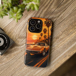 Orange Corvette C3 Stingray Sunset Palms Phone Case