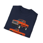 Orange 1979 F150 T-Shirt | Classic Pickup Truck Illustration