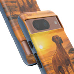 Rhodesian Ridgeback African Savanna Art Tough Phone Case