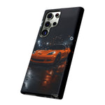 Orange C6 Neon Car Meet Tough Phone Case