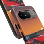 Red C4 ZR-1 King of the Hill Art Tough Phone Case