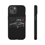 Black ZL1 Camaro Phone Case Muscle Car Tough Cover Gift Art
