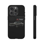 Z28 Camaro Phone Case Classic Muscle Car Patriotic Tough Cover Gift Art