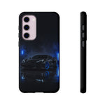 Neon Blue Sports Car C8 Phone Case | Tough Cases