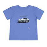 1997-2004 Chevy Corvette C5 Toddler T-Shirt Sports Car Graphic Tee Silver