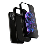 Holographic Skull Phone Case, Shattered Glass Iridescent Cover