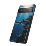 Cobia Reef Phone Case, Shaft of Light Ocean Fishing Tough Cover