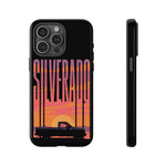 Silverado sunset truck Phone Case | Retro pickup silhouette