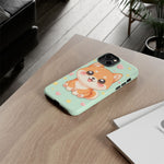 Shiba Inu Kawaii Chibi Smile Pet Dog Art Tough Phone Case