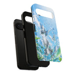 Copy of Silver Butterflies Tough Case | Blue Sky Water Droplets Phone Cover