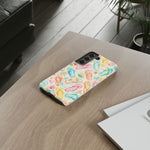 Watercolor Flip Flops pattern Tough Case | Beach Shells Phone Cover