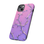 Chrome Thorn Vine Phone Case Vaporwave Tough Cover