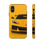 Yellow C8 Corvette Studio Tough Phone Case